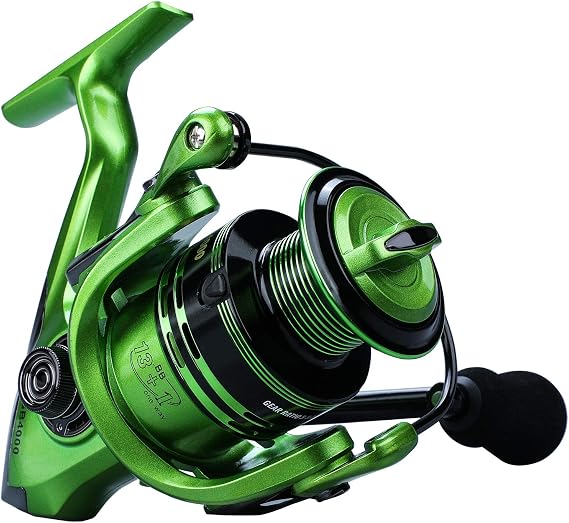 Fishing Reels,13+1BB Light Weight and Ultra Smooth Powerful Spinning Reels for Saltwater and Freshwater Fishing