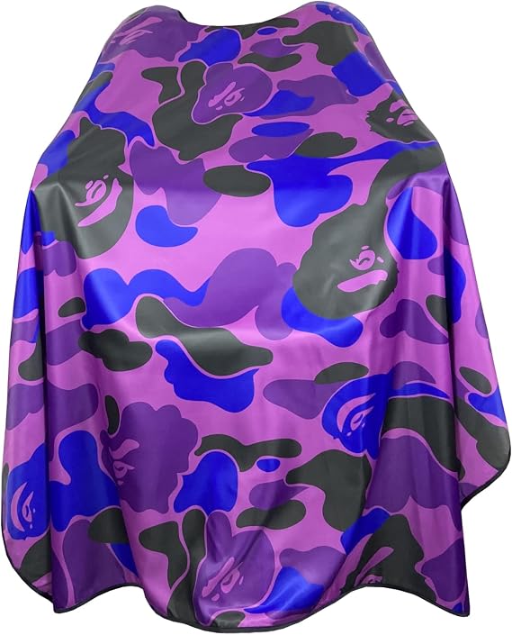 Barber Cape for Men Professional Hair Cutting Salon Cape with Snaps Waterproof Hairdressing Styling Cape- 63 56