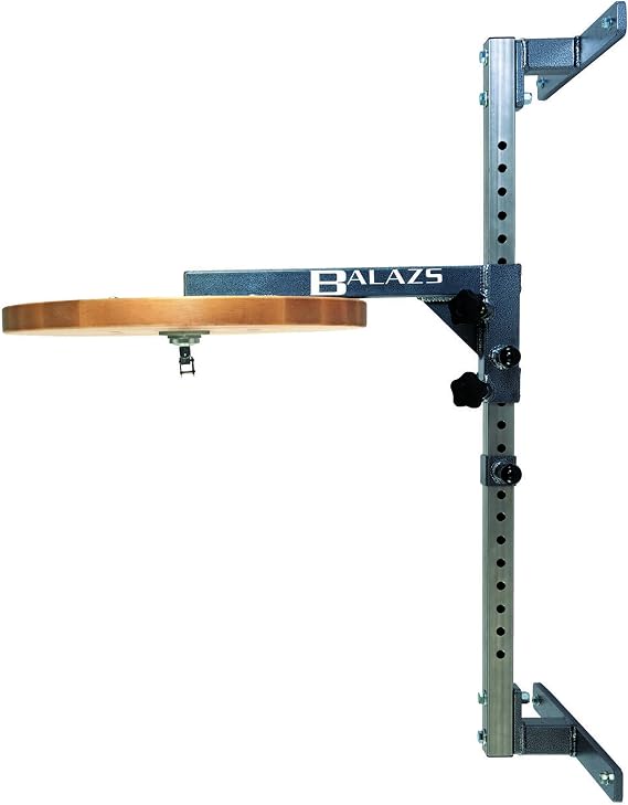 Balazs Adjustable Speed Bag Platform | Made in USA | Speedbag Platform | Speed Bag Mount | Speed Bags for Boxing | Adjustable Height | Pro Swivel | Wall Mount | Commercial & Home Gym