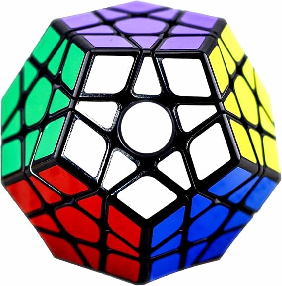 Megaminx Speed Cube, 3x3x3 Pentagonal Speed Cube Dodecahedron Magic Cube Puzzle Black