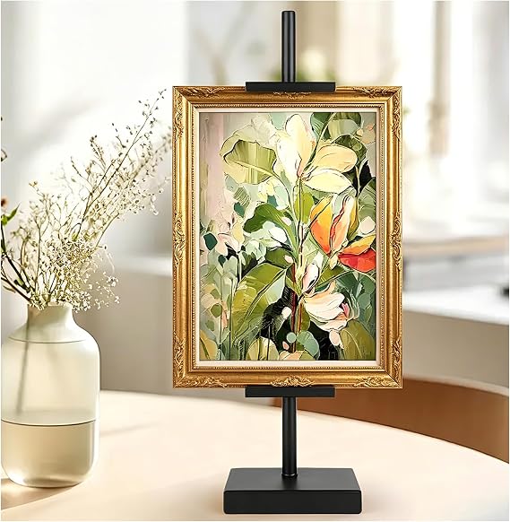 18'' Adjustable Tabletop Easel Stand, Black Easel for Display
