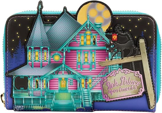 Loungefly Laika Coraline Glow-in-the-Dark House Zip Around Wallet
