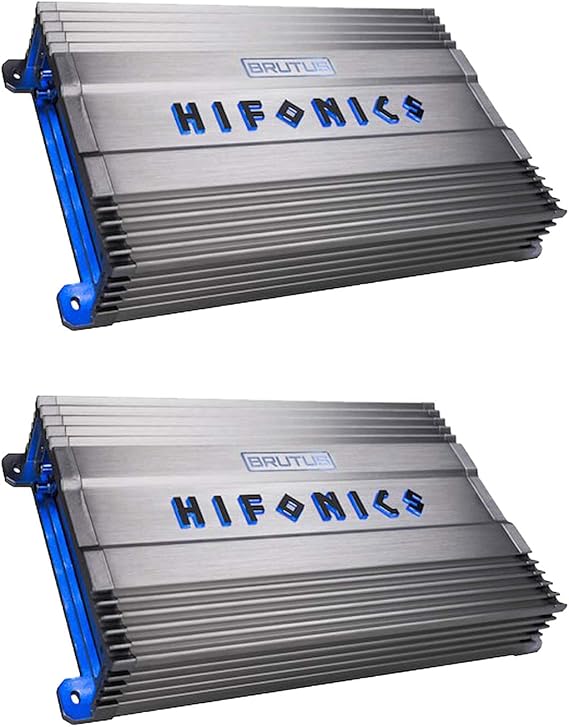 Hifonics BG-1300.1D Brutus Gamma Mono D 1300W Car Audio Subwoofer Amp Amplifer (2 Pack)