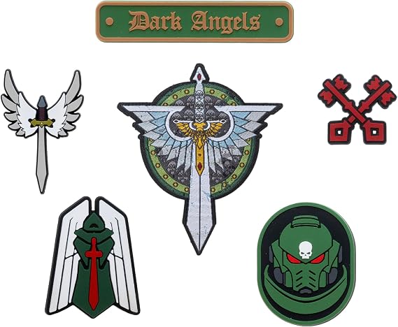 Starforged Warhammer 40K Dark Angles Set Defenders of Terra Honor Patch Collection Men's Gift Accessories