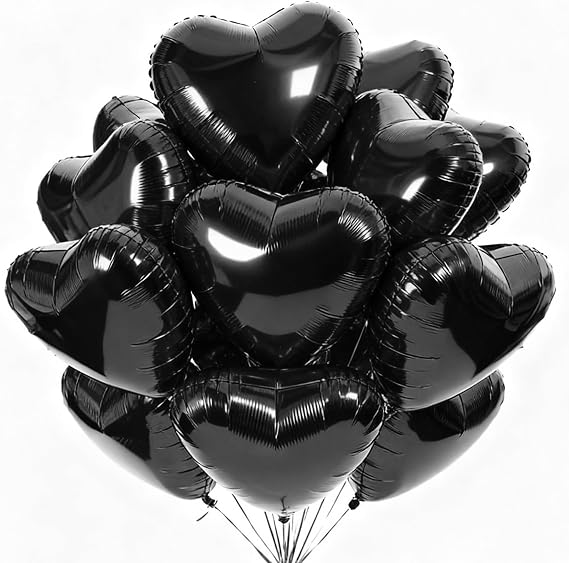 Heart-Balloons Valentine-Balloon 12PCS 18" Love Foil Balloons Birthday Party Anniversary Wedding Engagement Decorations Baby Shower Bridal Supply