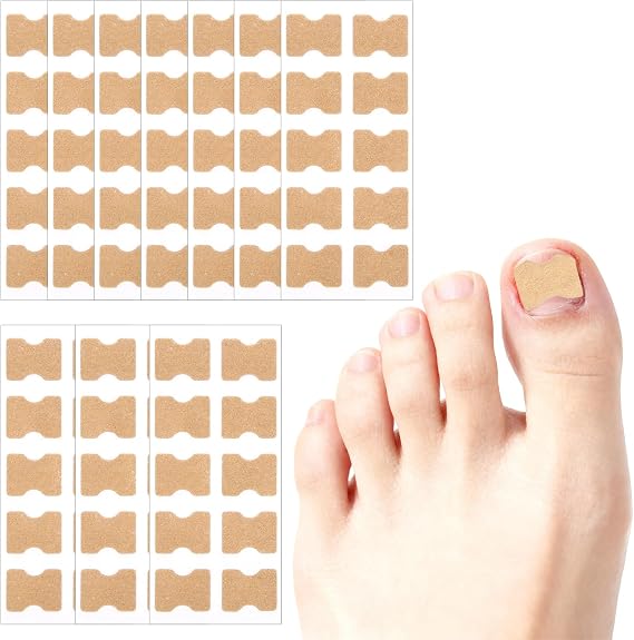 100Pcs Ingrown Toenail Treatment Patches,Toe Nail Correction Patches Nail Correction Sticker Painless Ingrown Toenail Relief,Ingrowing Toenail Treatment Quick Repair Ingrown Nail Tool for Women Men
