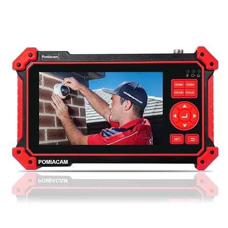 CCTV Camera Tester HD-2950 8MP TVI CVI AHD CVBS Analog Camera Tester 5 TFT LCD Screen UTP Cable Test HDMI VGA Input RS485 PTZ Control Audio Test 12V