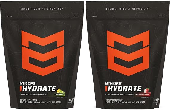 MTN OPS Hydrate Lemon Lime + Strawberry Coconut Bundle