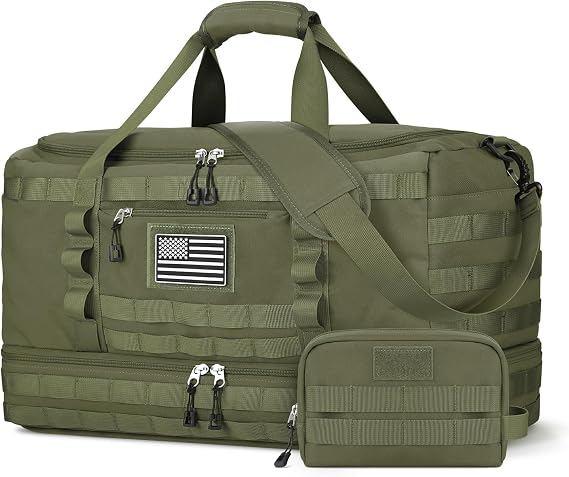 Gym Bag for Men Women, Carry on Luggage 22x14x9 Airline Approved Duffle Bag