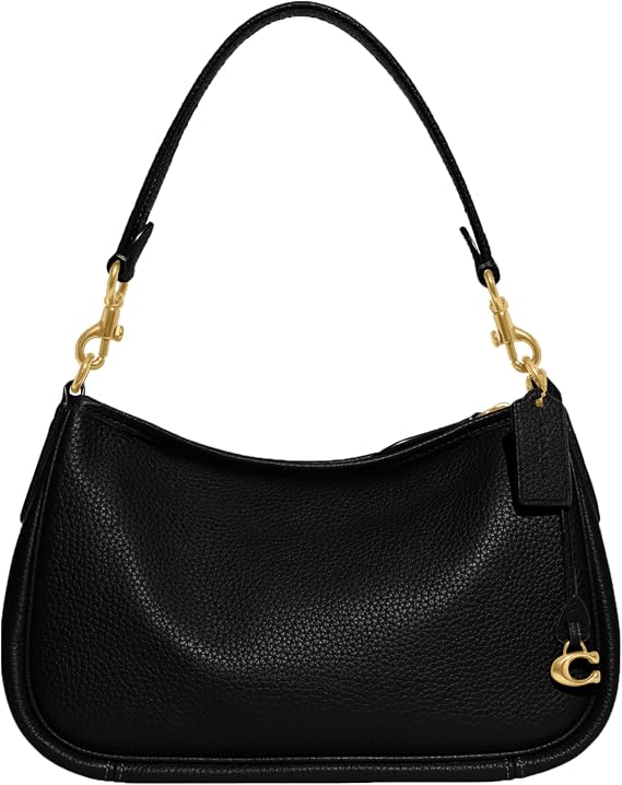 Coach Women's Soft Pebbled Leather Carry Crossbody, Black, One Size
