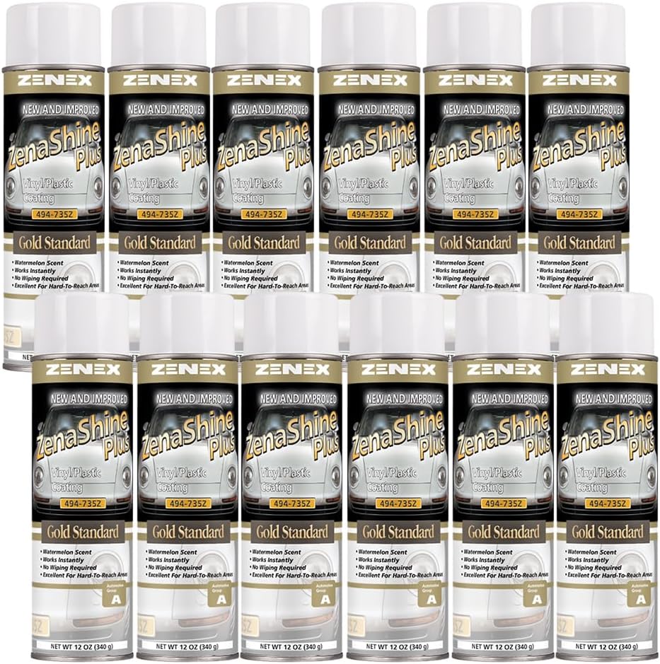 Zenashine Plus Vinyl wPlastic Coating net 12 oz. Case 12 cans