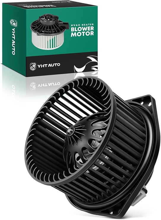 YHTAUTO Front AC Heater Blower Motor Replacement for Subaru, Nissan | Compatible with Impreza, Forester, 200SX, Frontier, Sentra, Xterra, Tsuru | HVAC Blower Motor with Fan Cage