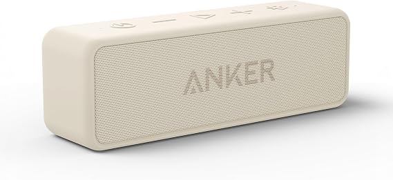 Anker soundcore 2 Portable Bluetooth Speaker with 12W Stereo Sound | BassUp, IPX7 Waterproof and 24H Playtime for Home, Outdoors and Travel