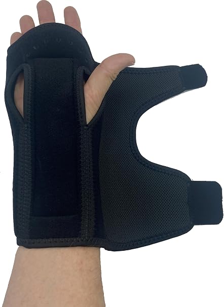 Therapists Choice Night Wrist Sleep Support Brace, Cushioned to Help Relieve Carpal Tunnel Symptoms and Treat Wrist Pain, Fits Right or Left Hand, Adjustable-Fits Most Sizes