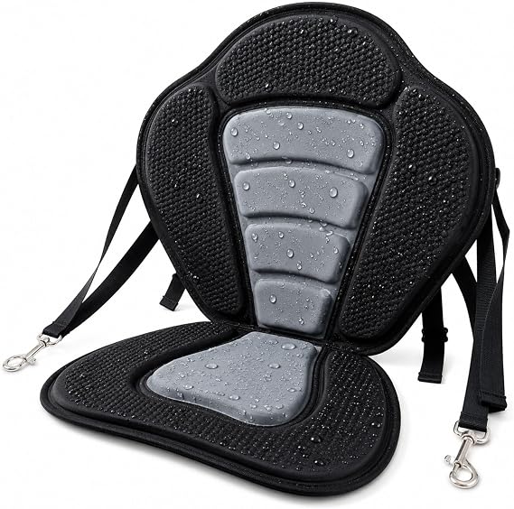 Kayak Seat Backrest for iROCKER Blackfin X 2020–2026 Paddle Board EVA Foam Waterproof SUP Seat Cushion with Adjustable Straps Boat Outdoor Water Sports