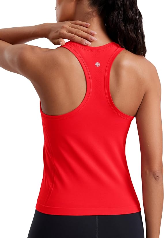CRZ YOGA Seamless Racerback Tank Waist Length