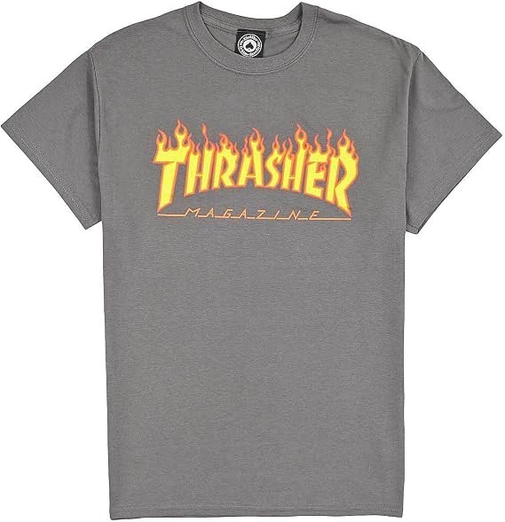 Thrasher Magazine Flame Grey