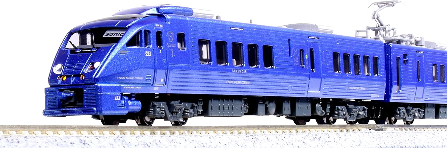KATO 10-1798 N-Gauge 883 Series Sonic Renewal Car, AO-3, 7-Car Set, Railway Model, Train