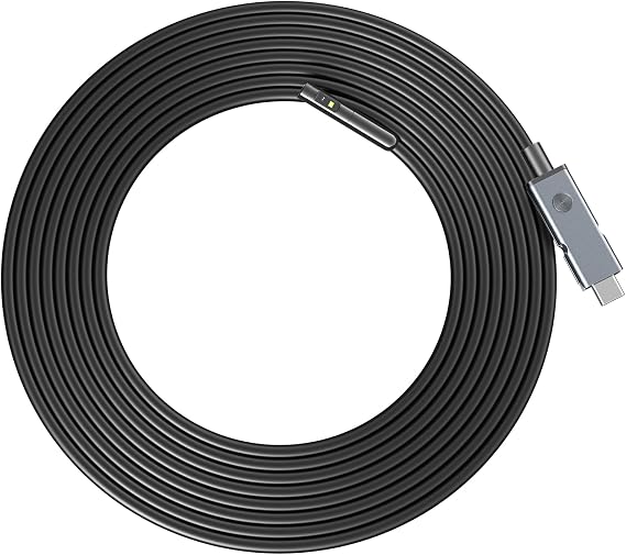5FT Dual Lens Probe, 5mm/0.2inch Diameter Semi-Rigid Cable Compatible with MS450 Inspection Camera