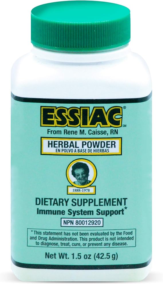 Essiac PowderESSIAC Original Herbal Tea Powder 1.5 oz Bottle | Powerful Antioxidant Blend to Help Promote Overall Health & Well-Being | Original Formula from 1922 (1)