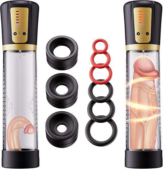 Penisen Largement Tool Stretcher, AI Voice Control with 4 Training & 4 Suction Modes, Bigger & Harder & Longer ZDS09