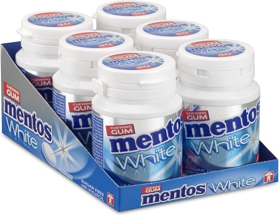 Mentos Gum White Sweet Mint