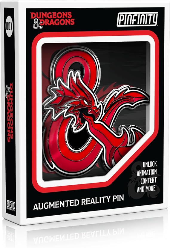 Pinfinity Dungeons & Dragons - Dragon Ampersand Augmented Reality Pin