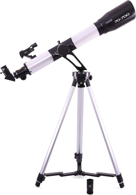 70Mm AZ Sm Refactor Telescope, Black