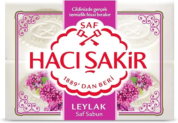 Hacı Şakir Lilac Mold Soap (4 Pieces)