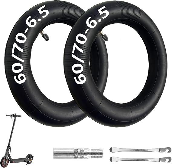 2 Pack 60/70-6.5 Inner Tube Scooter Tires, 10 inch Tires