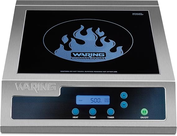 Waring Commercial Heavy-Duty Commercial Induction Range, 120V, 1800W