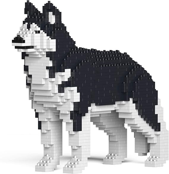 JEKCA Husky 01S-M01 | Dog Plastic Building Blocks | Age 14+