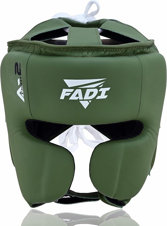 Authentic Series A2 Boxing Headgear - Premium Leather Head Guard for Kids and Adults in MMA, Kickboxing, Muay Thai, Karate, Martial Arts, and Taekwondo