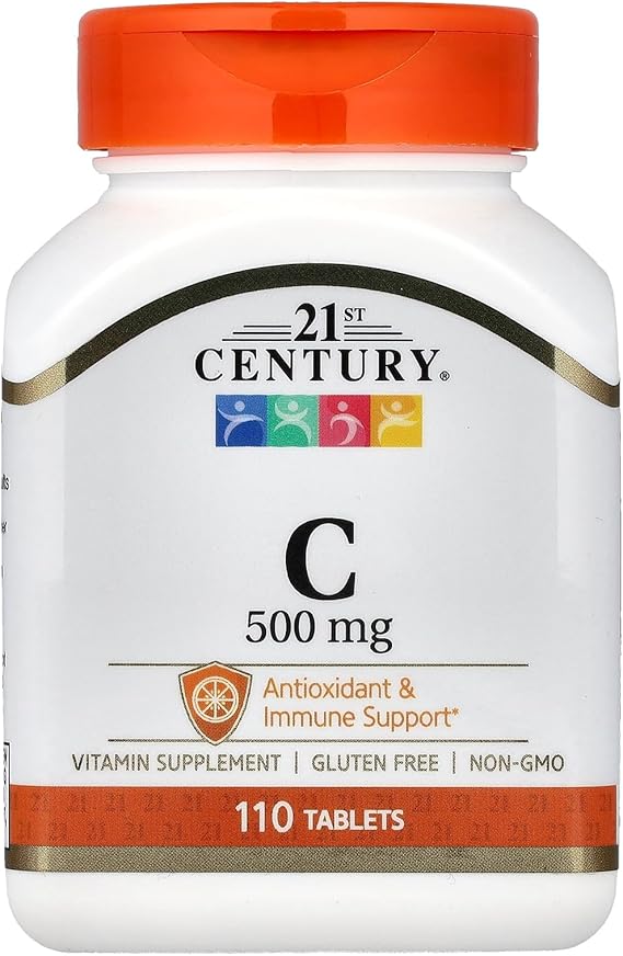 21st Century C 500 Mg Tablets, 110 Count