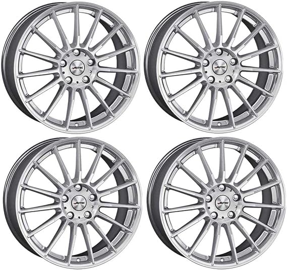 4x AUTEC alloy rims LAMERA 7.5x17 ET37 5x112 Hyper Silber compatible with MG MG5 EHS ZS HS