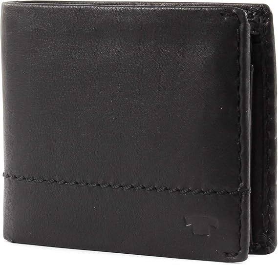 Tom Tailor Acc Kai Men’s Wallet Black (Schwarz) 10.5x8.5x1.5 cm (B x H T)