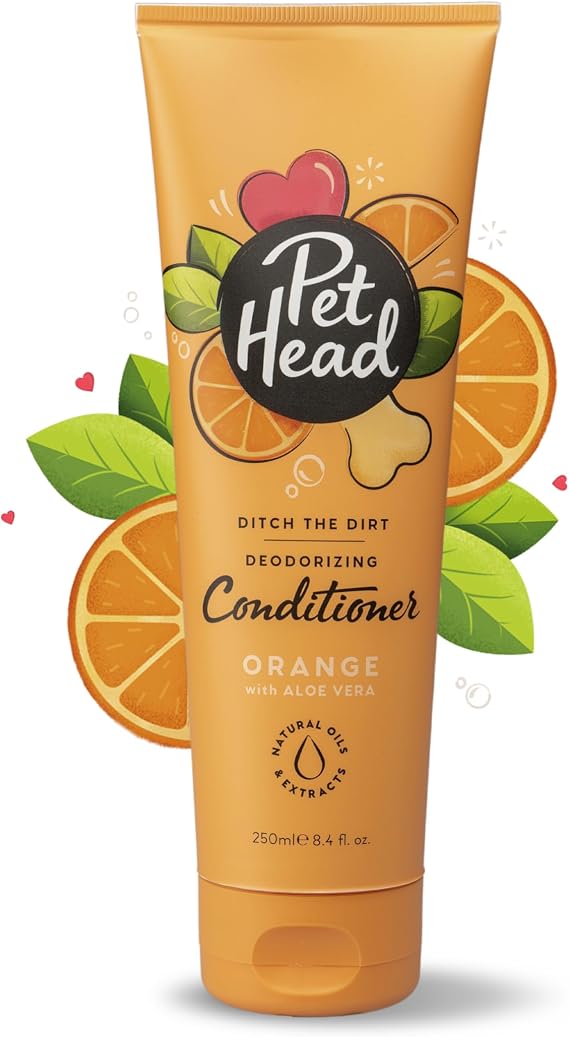 Pet Head Ditch the Dirt Dog Conditioner | Orange Scent | 8.4 fl. oz.