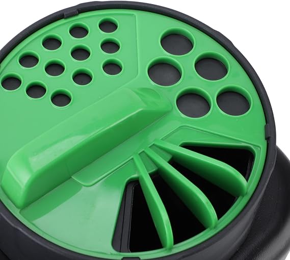 Handheld Fertilizer Spreader 2L, ABS PP Material, Labor Saving Garden Tool, Evenly Spread Fertilizer for Gardening Lawn, Portable and Multifunctional Shaker Dispenser