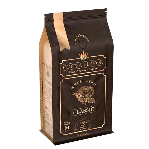 Organic Ground Coffee Medium Roast (16oz) - Classic Flavored