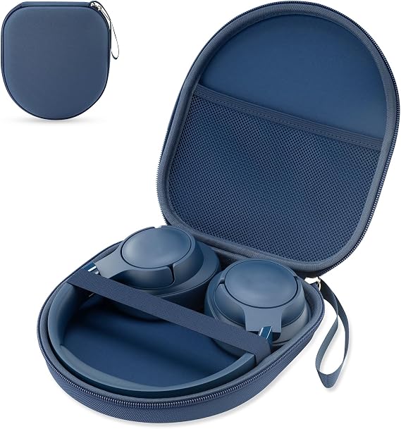 Case Compatible with Sony WH-CH520N WH-CH720N, and JBL 510BT 520 BT 720BT 770 NC 760 NC 670 NC Wireless Noise Cancelling Headphones, Portable Travel Headphone Storage Cover Bag (Blue)