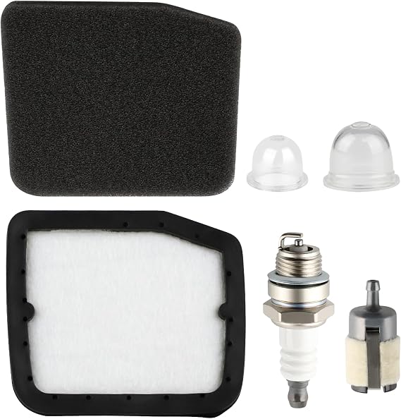 T242 Air Filter for Shindaiwa T242X AHS242 M242 AH242 C242 LE242 F222 T222 T242 Weed Eater Trimmer Air Filter Primer Bulb Fuel Filter Spark Plug Tune up Kit