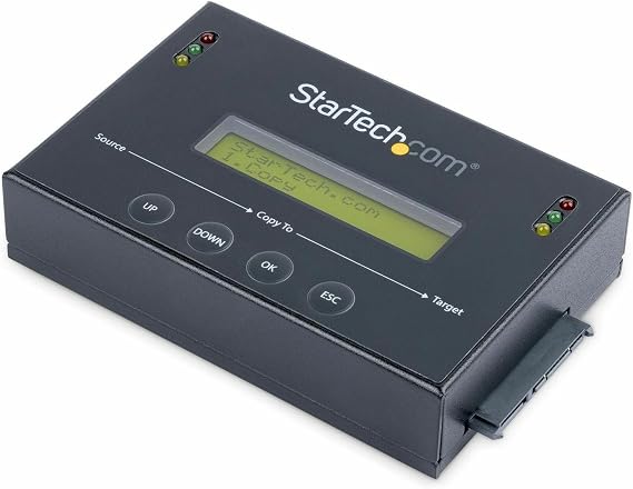 StarTech 1:1 SATA Duplicator with Image Manager, 6GB/min, LCD (SATDUP11IMG)