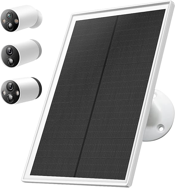 Solar Panel Charger Compatible with TP-Link Tapo MagCam C425, C420, C400, 5V6W