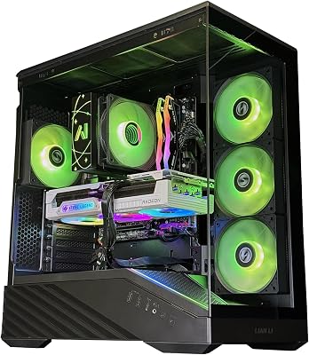 Andromeda Insights Elite Lite AMD Vector - RX 9070XT 16GB GDDR7 | Ryzen 5 9600X 3.9 GHz 5.4 GHz Turbo Boost | 32GB DDR5 6000MHz | 1TB Gen4 SSD | 850W Gold PSU | ARGB Fans | Wi-Fi  BT | Win 11