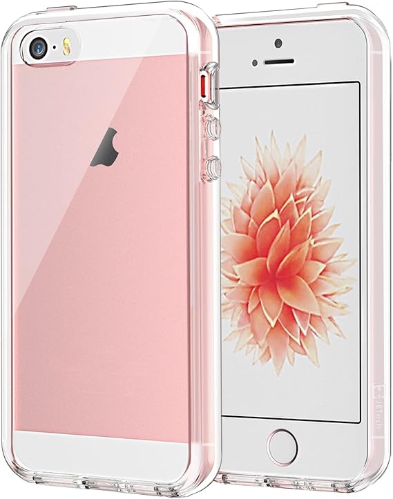 JETech Case for iPhone SE 2016, iPhone 5s/5, Anti-Yellowing, Clear | Shockproof Protection, Scratch Resistant Hard PC Back, Durable Transparent TPU Bumper