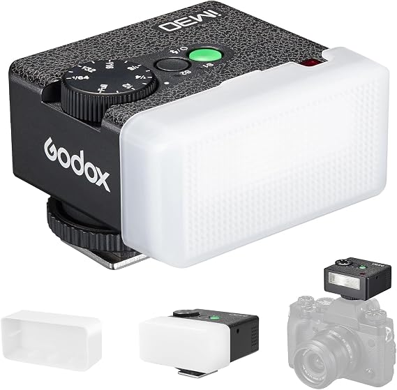 Godox iM30 Mini Camera Flash with Diffuser GN 15 CCT 6500K200K