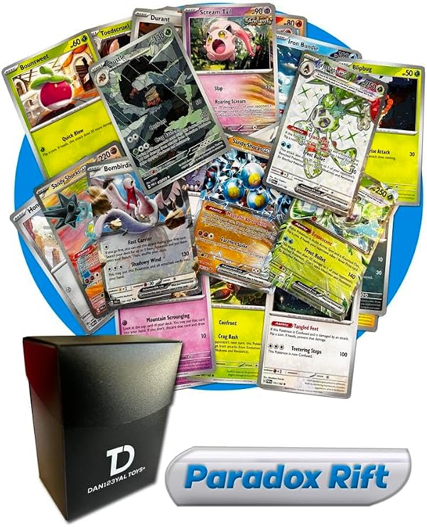 Dan123yal Paradox Rift TCG Random Assortment Bundle ||  Ultra Rare + 30 Random Cards Deck Box
