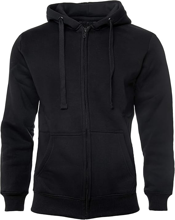 Rock-It Apparel® Men's Premium Hooded Jacket Zip Hoodie Sweatshirt Jacket Worker Hoodie Pullover Hoodie Sizes S-5XL Many Colours