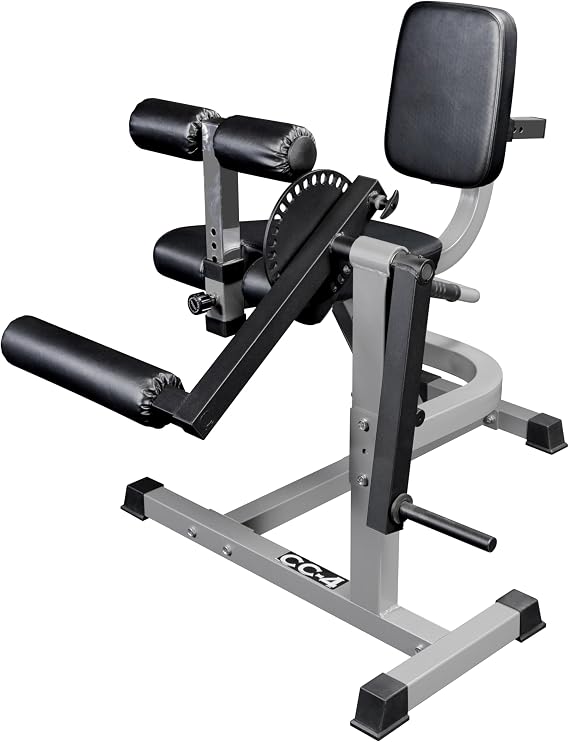 Valor Fitness Leg Extension and Leg Curl Machine, Plate Loaded Lower Body Strength Training Equipment with Adjustable Back Pad, Thigh Support & Range of Motion, Quad, Hamstring Home Gym Workout