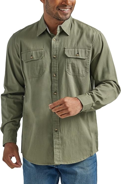 Wrangler Authentics Men's Men's Long Sleeve Classic Woven Shirt Men's Long Sleeve Classic Woven Shirt